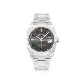 ROLEX 로렉스 데이저스트 그레이 윔블던 로만 다이얼 SS 오이스터 41mm 최신 V2버전 126334