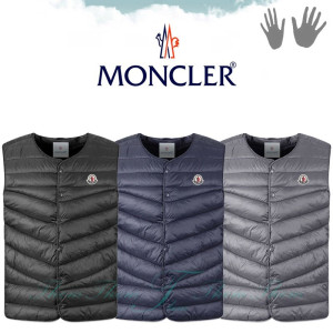 MONCLER 몽클레어 사선 덕다운 패딩 베스트