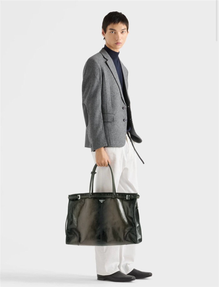 PRADA 프라다 가죽 라지 토트백 2VG128