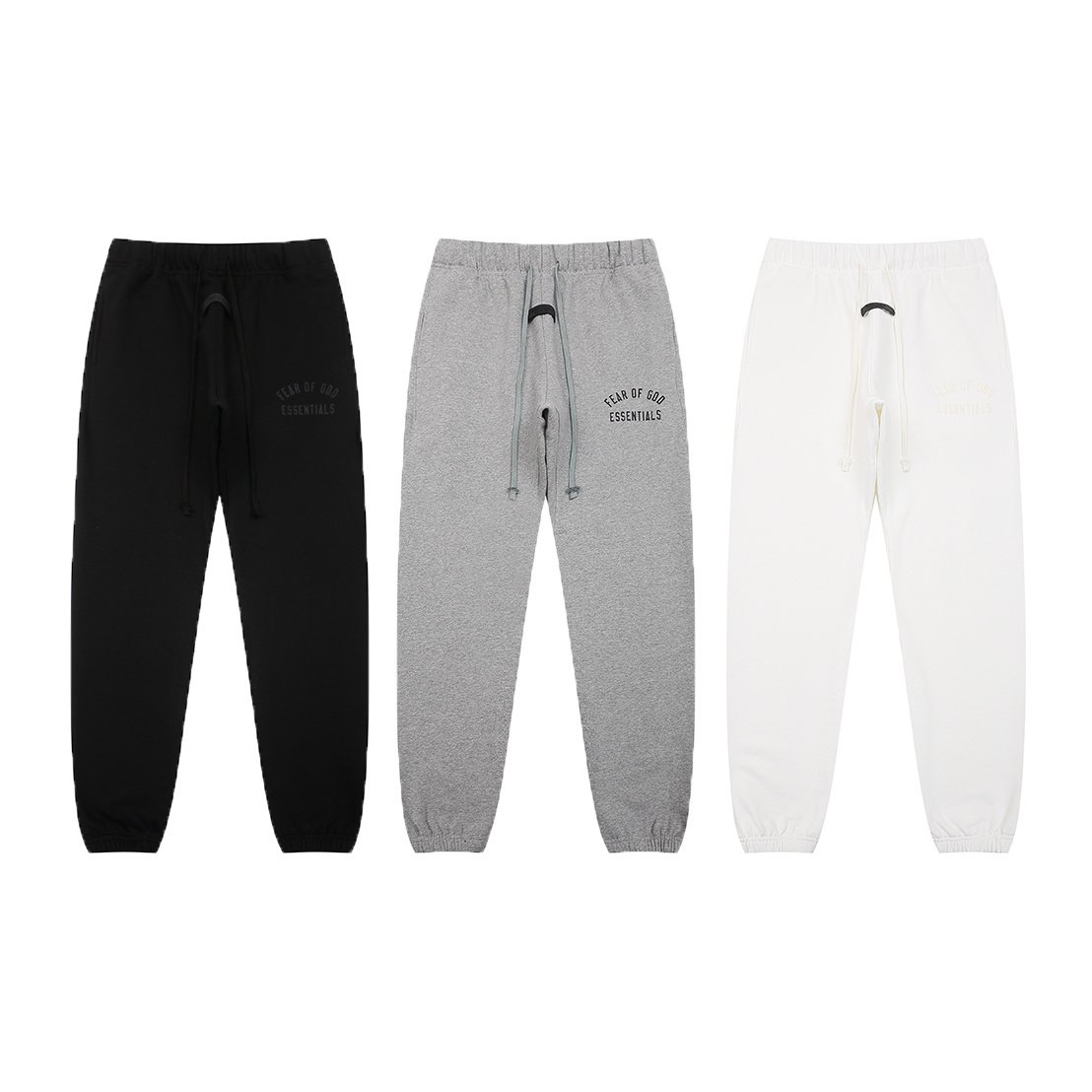 FEAR OF GOD 피어오브갓 에센셜 726 로고 플리스 스웨트 팬츠