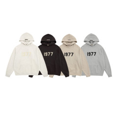 FEAR OF GOD 피어오브갓 에센셜 801 1977 플리스 후드