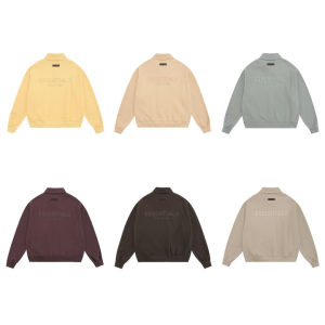 FEAR OF GOD 피어오브갓 에센셜 1106 톤온톤 백 로고 플리스 풀 집업