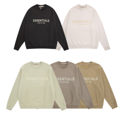 FEAR OF GOD 피어오브갓 에센셜 1807 프론트 로고 플리스 스웨트 셔츠