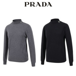 PRADA 프라다 반목폴라 니트