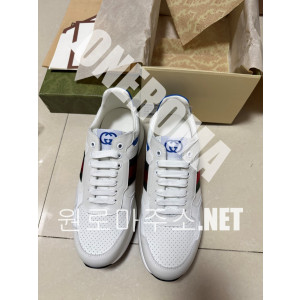 권*룡 고객님 구찌 GG 아웃라인 페블레더 리웹 스니커즈