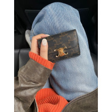 ●셀린느 스몰 트리옹프 플랩 지갑●