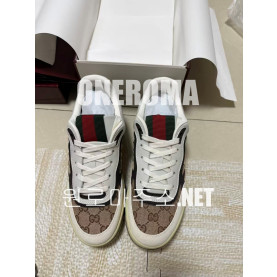 구찌 리웹 베이지 에보니 스니커즈