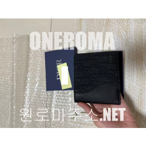 강*희 고객님 디올 오블리크 자카드 새들 컴팩트 반지갑