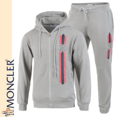 MONCLER 몽클레어 피그먼트 삼선 나염 후드집업 셋업