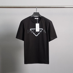 PRADA 프라다 삼각 빅레터링 코튼 반팔티