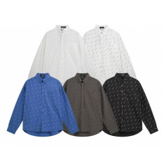 BALENCIAGA 발렌시아가 01 올오버 로고 셔츠