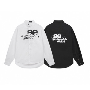 BALENCIAGA 발렌시아가 02 핸드드로우 로고 셔츠