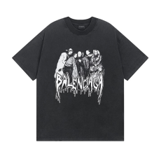 BALENCIAGA 발렌시아가 3190 플로우 구제 워싱 반팔