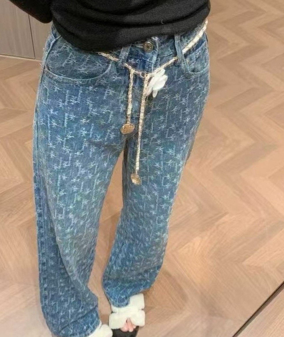 CHANEL 샤넬 스트레이트 데님팬츠 2COLOR