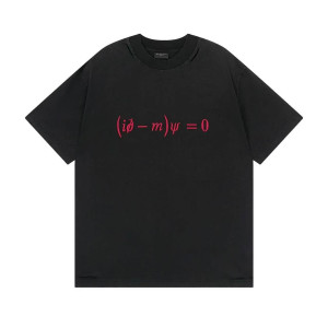 BALENCIAGA 발렌시아가 3322 디랙 이퀘이션 구제 워싱 반팔