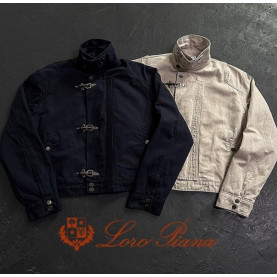 LOROPIANA 로로피아나 크롭 후크 자켓