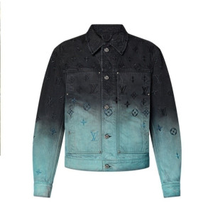 LOUIS VUITTON 루이비통 엠브로이더드 데님자켓 블루종 라이트 블루