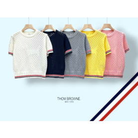 THOM BROWNE 톰브라운 도그 삼선 니트