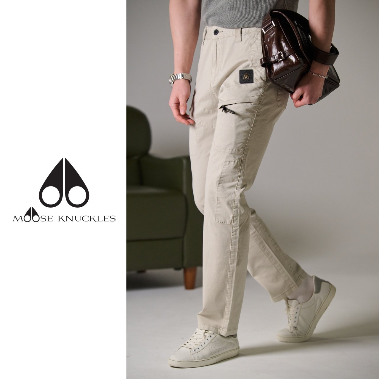 MOOSE KNUCKLES 무스너클 카고바지 3COLOR