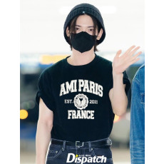 AMI 아미 파리스 프랑스 로고 커플 반팔티