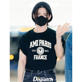 AMI 아미 파리스 프랑스 로고 커플 반팔티