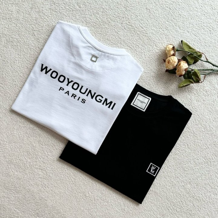 WOOYOUNGMI 우영미 패치 백로고 반팔