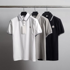 MONCLER 몽클레어 로고와펜 라인 PK 반팔 카라티