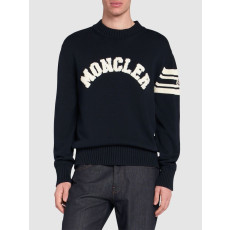 MONCLER 몽클레어 부클 로고 크루넥 스웨터 2COLOR