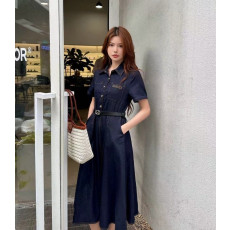 GUCCI 구찌 청 원피스(벨트 포함)