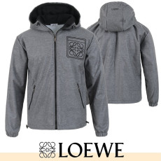 LOEWE 로에베 아나그램 스퀘어 자수 윈드 자켓