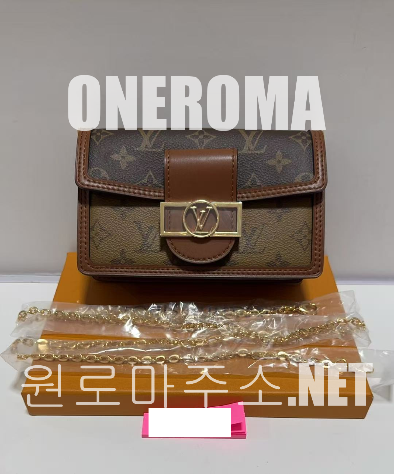 루이비통 도핀 체인 월릿