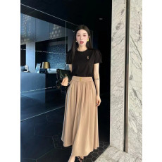 SAINT LAURENT 생로랑 롱치마 반팔 셋트