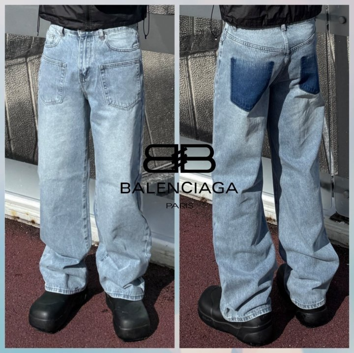 BALENCIAGA 발렌시아가 반전 포켓 워싱 팬츠 2COLOR