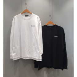 BALENCIAGA 발렌시아가 자수 로고 옆트임 긴팔