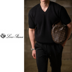 LOROPIANA 로로피아나 디테일V니트 4COLOR