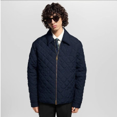 LOUIS VUITTON 루이비통 Z010 퀼티드 넥타이그램 셔츠 자켓