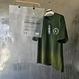 CHROME HEARTS 크롬하츠 피그먼트 워싱 트리플크로스  티셔츠