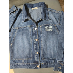 MIUMIU 미우미우 포플린 청자켓