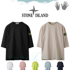 STONE ISLAND 스톤아일랜드 슬리브 오버핏 7부
