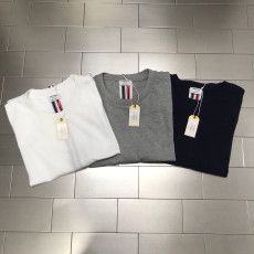 THOM BROWNE 톰브라운 백스트라이프 피케 반팔티셔츠