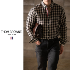 THOM BROWNE 톰브라운 기본형 린넨 셔츠 2COLOR