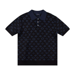 LOUIS VUITTON 루이비통 6389 모노그램 자카드 폴로 니트 반팔