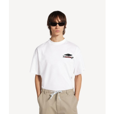 BALENCIAGA 발렌시아가 스크래쳐 3B 아이콘 프린트 숏 슬리브 티셔츠
