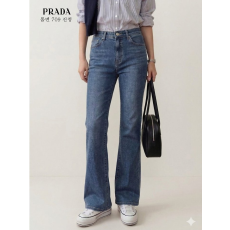 PRADA 프라다 와플 스판 부츠컷 데님 팬츠 (709)