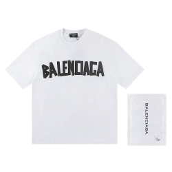 BALENCIAGA 발렌시아가 6539 테이프 타입 로고 반팔 2COLOR