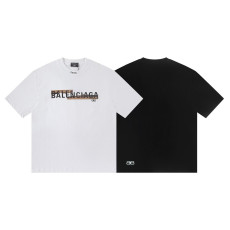 BALENCIAGA 발렌시아가 6571 테이프 타입 로고 반팔