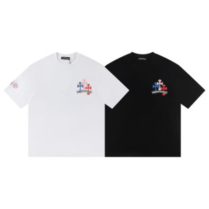 CHROME HEARTS 크롬하츠 6480 멀티 컬러 크로스 세메터리 반팔