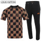 LOUIS VUITTON 루이비통 컬러 다미 나염 반팔 & 긴바지 셋업