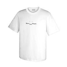 ●7월 판매 15위● MAISON MARGIELA 메종마르지엘라 로고자수 라운드 반팔 2COLOR