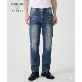THOM BROWNE 톰브라운 쿨 슬림 일자 청바지(511)